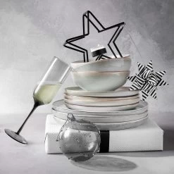 4x Schale Ø17cm HENLEY In Grau -Butlers butlers 4x schale o17cm henley in grau 13