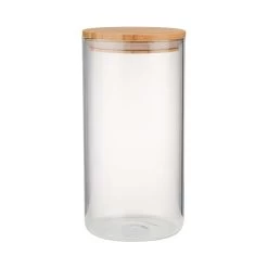4x Vorratsgläser 2300ml WOODLOCK In Transparent -Butlers butlers 4x vorratsglaser 2300ml woodlock in transparent 2
