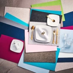 6x Tischset 33x45cm FELTO In Creme -Butlers butlers 6x tischset 33x45cm felto in creme 2