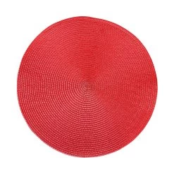 6x Tischset Ø38cm AMBIENTE In Rot
