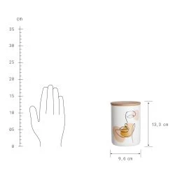 Aufbewahrungsdose Line Art 450ml QUEEN IT In Bunt -Butlers butlers aufbewahrungsdose line art 450ml queen it in bunt 3