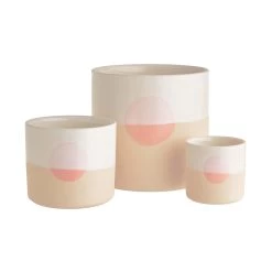 Blumentopf Ø11cm SUNSET In Beige-Pastellorange -Butlers butlers blumentopf o11cm sunset in beige pastellorange 2