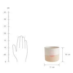 Blumentopf Ø11cm SUNSET In Beige-Pastellorange -Butlers butlers blumentopf o11cm sunset in beige pastellorange 3