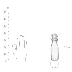 Bügelflasche Mit Flaschenbeleuchtung 2-tlg. BOTTLE LIGHT In Transparent -Butlers butlers bugelflasche mit flaschenbeleuchtung 2 tlg bottle light in transparent 12