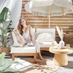 Couchtisch Rattan BOHO LOUNGE In Natur -Butlers butlers couchtisch rattan boho lounge in natur 6