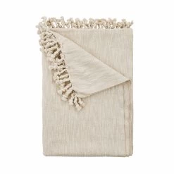 Decke L 200 X B 140cm DUNES In Beige