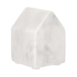 Deko-Haus L 6 X H 9cm BLOCKHOUSE In Weiß