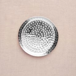 Deko-Teller Gehämmert Ø28cm ORIENTAL LOUNGE In Silber -Butlers butlers deko teller gehammert o28cm oriental lounge in silber 2