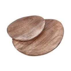 Deko-Teller Organisch L 35 X B 27cm MANGO DAYS In Braun -Butlers butlers deko teller organisch l 35 x b 27cm mango days in braun 4