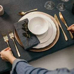 Deko-Teller Organisch Ø32cm BANQUET In Gold -Butlers butlers deko teller organisch o32cm banquet in gold 3