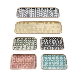 Dekotablett L 15 X B 10cm PATTERY In Olivgrün -Butlers butlers dekotablett l 15 x b 10cm pattery in olivgrun 6