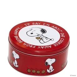 Dose Snoopy/Keks Rund PEANUTS In Rot