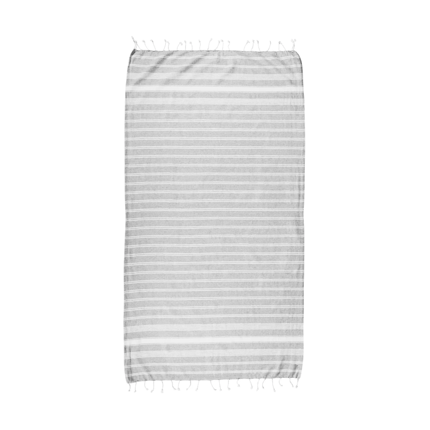 Hamamtuch L 170 X B 90cm SURFSIDE In Hellgrau 5 Hamamtuch L 170 X B 90cm SURFSIDE In Hellgrau – Bild 3