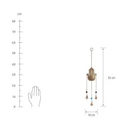 Hängedekoration "Fatimas Hand" Länge 55cm BALI In Gold -Butlers butlers hangedekoration fatimas hand lange 55cm bali in gold 2