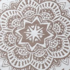 In- & Outdoor-Teppich Flora Ø150cm COLOUR CLASH In Natur-Weiß -Butlers butlers in and outdoor teppich flora o150cm colour clash in natur weiss 5