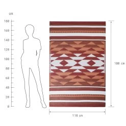 In- & Outdoor-Teppich Ikat L 180 X B 118cm COLOUR CLASH In Bunt -Butlers butlers in and outdoor teppich ikat l 180 x b 118cm colour clash in bunt 2