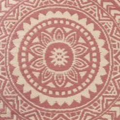 In- & Outdoor-Teppich Ø118cm COLOUR CLASH In Hellrot-Creme -Butlers butlers in and outdoor teppich o118cm colour clash in hellrot creme 4