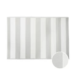 In- & Outdoor-Teppich Streifen L 180 X B 120cm COLOUR CLASH In Grau