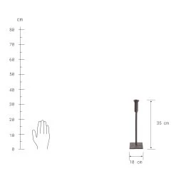 Kerzenhalter Höhe 35cm RUST In Braun -Butlers butlers kerzenhalter hohe 35cm rust in braun 2