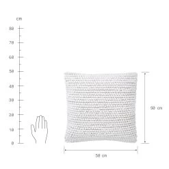 Kissen L 50 X B 50cm KALEA In Beige -Butlers butlers kissen l 50 x b 50cm kalea in beige 2