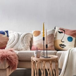 Kissen Line Art L 50 X B 50cm MOOD INDIGO In Bunt -Butlers butlers kissen line art l 50 x b 50cm mood indigo in bunt 1