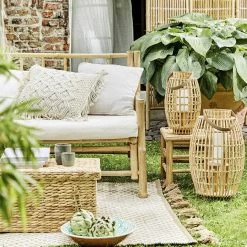 Kissen ZickZack L 45 X B 45cm MACRAMÉ In Creme -Butlers butlers kissen zickzack l 45 x b 45cm macrame in creme 6