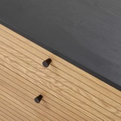 Kommode Mit 4 Schubladen MODERNIST In Schwarz-Natur -Butlers butlers kommode mit 4 schubladen modernist in schwarz natur 8