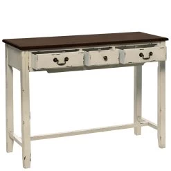 Konsolentisch Mit 3 Schubladen CABOTT COVE In Creme-Braun -Butlers butlers konsolentisch mit 3 schubladen cabott cove in creme braun 6