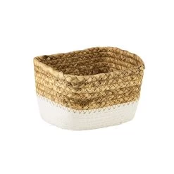 Korb Rechteckig L 17 X B 12cm RUSH ROPE In Natur-Weiß -Butlers butlers korb rechteckig l 17 x b 12cm rush rope in natur weiss 2