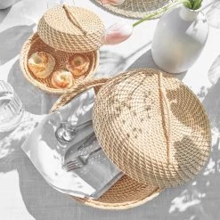 Korbschale Rattan Ø20cm RONDA In Natur -Butlers butlers korbschale rattan o20cm ronda in natur 1