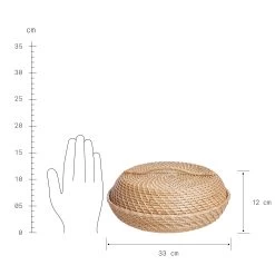 Korbschale Rattan Ø33cm RONDA In Natur -Butlers butlers korbschale rattan o33cm ronda in natur 3