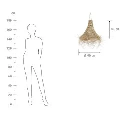 Lampenschirm Höhe 40cm BOMAS In Natur -Butlers butlers lampenschirm hohe 40cm bomas in natur 2