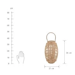 Laterne Mit Henkel 36 Cm BAMBOO NIGHTS In Beige -Butlers butlers laterne mit henkel 36 cm bamboo nights in beige 2