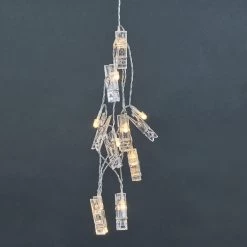 LED-Klammern 10 Lichter Mit USB-Batteriefach CLIP ART In Transparent -Butlers butlers led klammern 10 lichter mit usb batteriefach clip art in transparent 5