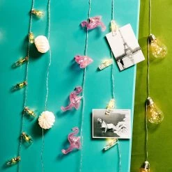 LED-Klammern 10 Lichter Mit USB-Batteriefach CLIP ART In Transparent -Butlers butlers led klammern 10 lichter mit usb batteriefach clip art in transparent 7