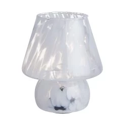 LED Leuchte Höhe 21cm MISS MARBLE In Hellblau