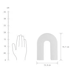 LED Lichterbogen Höhe 20cm RAINBOW In Weiß -Butlers butlers led lichterbogen hohe 20cm rainbow in weiss 4