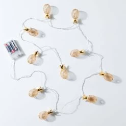 LED-Lichterkette Ananas 10 Lichter Mit USB-Batteriefach MIAMI In Gold -Butlers butlers led lichterkette ananas 10 lichter mit usb batteriefach miami in gold 2