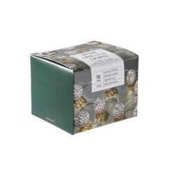 LED-Lichterkette Metallball 10 Lichter Mit USB-Batteriefach ORIENTAL LIGHTS In Silber -Butlers butlers led lichterkette metallball 10 lichter mit usb batteriefach oriental lights in silber 2