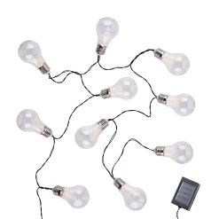 Lichterkette Solar Mit 10 Glühbirnen SUNLIGHT In Transparent -Butlers butlers lichterkette solar mit 10 gluhbirnen sunlight in transparent 2