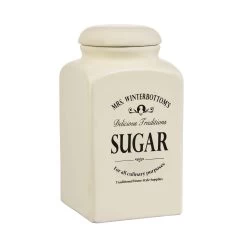 Mehl- & Zuckerdose MRS. WINTERBOTTOM'S In Creme -Butlers butlers mehl and zuckerdose mrs winterbottoms in creme 2