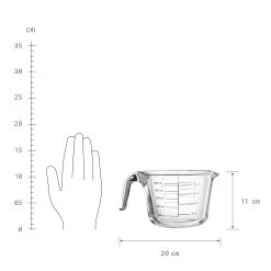 Messbecher Aus Glas 1000ml RECIPE In Transparent -Butlers butlers messbecher aus glas 1000ml recipe in transparent 2