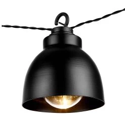 Metall-Lampenkette Mit Stecker WAREHOUSE In Schwarz -Butlers butlers metall lampenkette mit stecker warehouse in schwarz 2