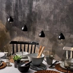 Metall-Lampenkette Mit Stecker WAREHOUSE In Schwarz -Butlers butlers metall lampenkette mit stecker warehouse in schwarz 5