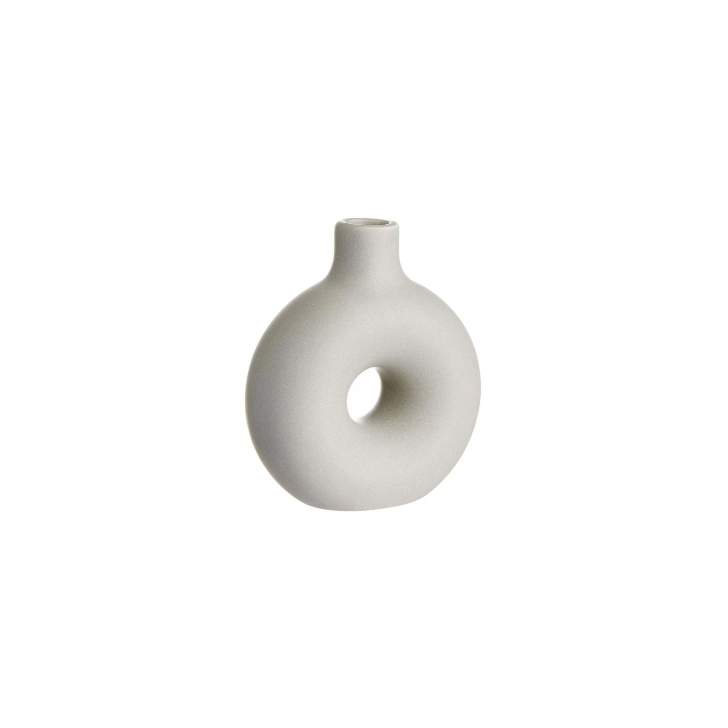 Mini Vase Höhe 8cm LOOPY In Hellgrau 5 Mini Vase Höhe 8cm LOOPY In Hellgrau – Bild 3
