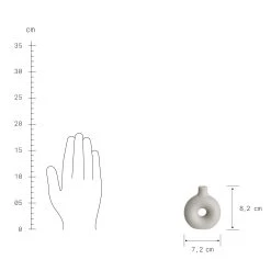 Mini Vase Höhe 8cm LOOPY In Hellgrau 12 Mini Vase Höhe 8cm LOOPY In Hellgrau -Butlers butlers mini vase hohe 8cm loopy in hellgrau 3