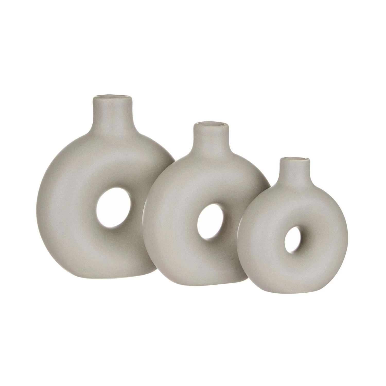 Mini Vase Höhe 8cm LOOPY In Hellgrau 8 Mini Vase Höhe 8cm LOOPY In Hellgrau – Bild 6