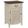 Nachttisch CABOTT COVE In Creme-Braun -Butlers butlers nachttisch cabott cove in creme braun