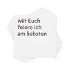 Papierserviette Mit Euch Feiere Ich Am Liebsten 20 Stück APRÈS In Weiß-Schwarz -Butlers butlers papierserviette mit euch feiere ich am liebsten 20 stuck apres in weiss schwarz