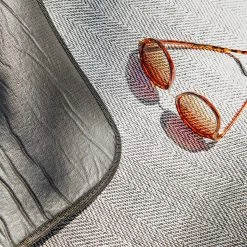 Picknickdecke L 150 X B 200cm WANDERLUST In Schwarz-Weiß -Butlers butlers picknickdecke l 150 x b 200cm wanderlust in schwarz weiss 4